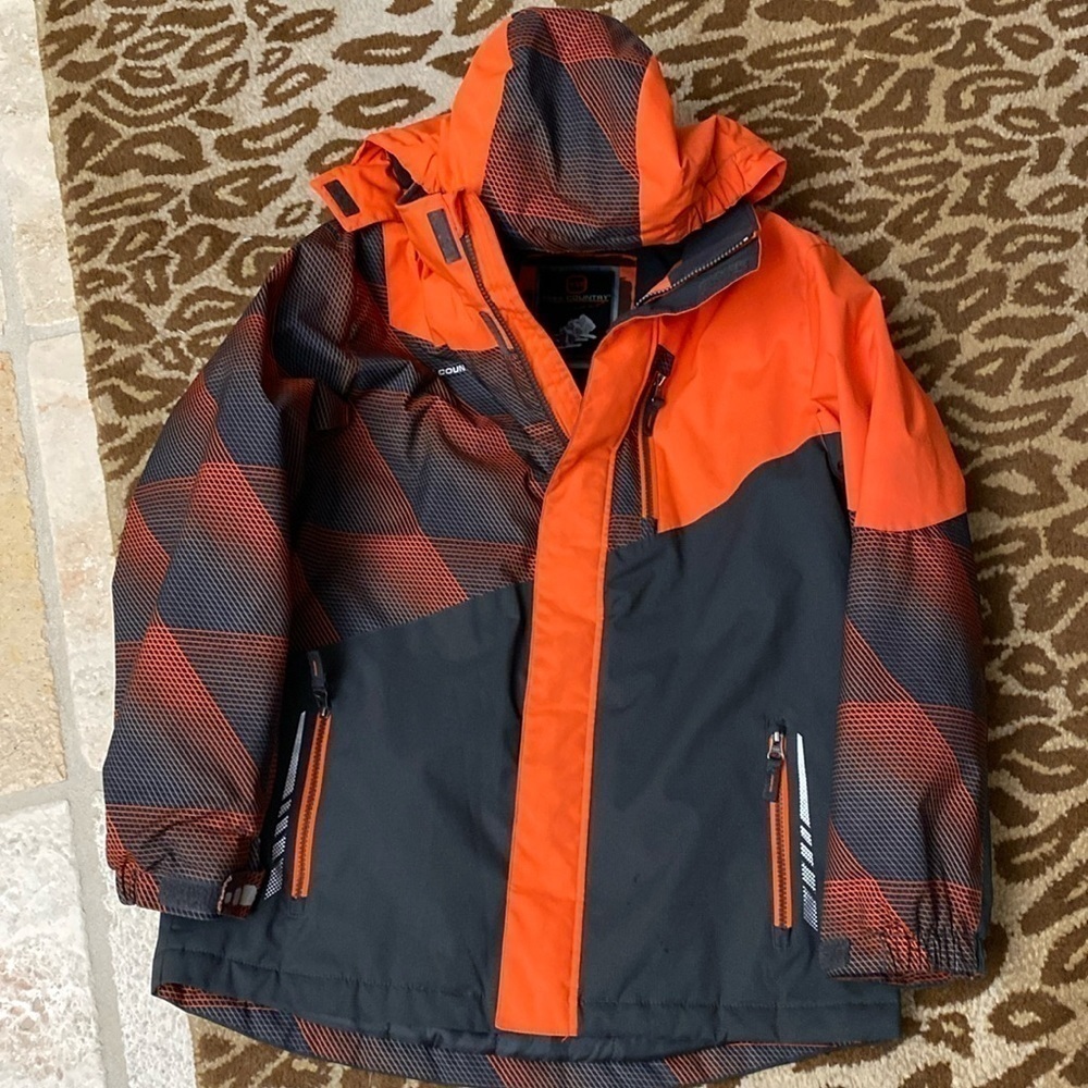Free Country Ski Jacket Women’s Snowboard Extreme Performance Series Orange Sz L